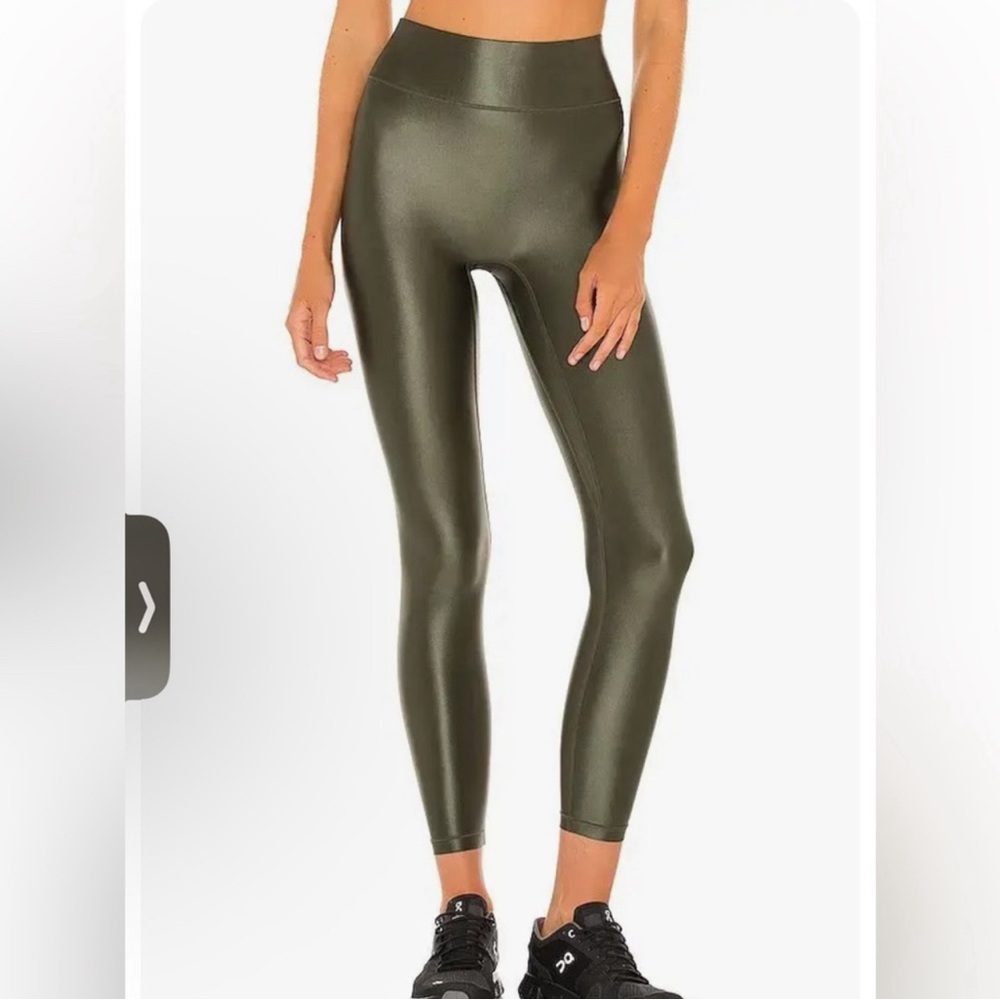 All Access Center Stage Shine Leggings in Green